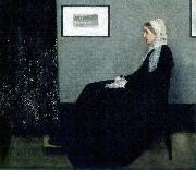 James Abbott Mcneill Whistler Arrangement in Grey and Black Germany oil painting artist